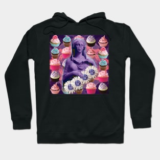 daisied flowern cupcake queen Hoodie